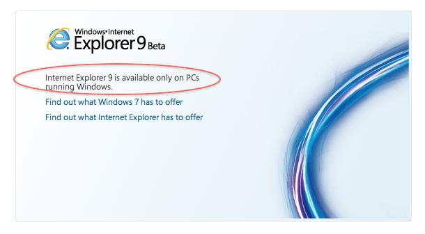 Internet Explorer 9 For Mac Os X Download Free